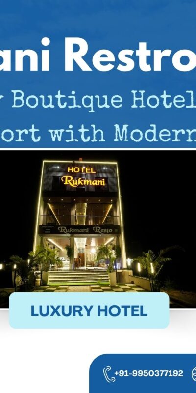 Rukmani Restro & Hotel: The Luxury Boutique Hotel in Jaipur Near Amer Fort with Modern Amenities 🏨✨